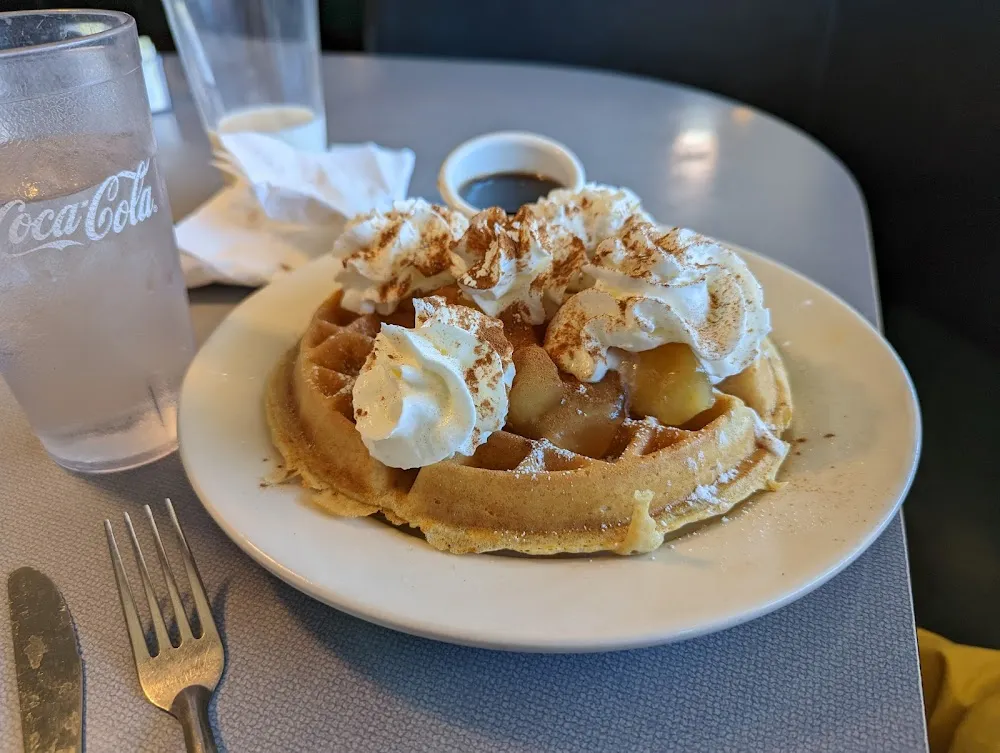 Apple-Raisin Waffle
