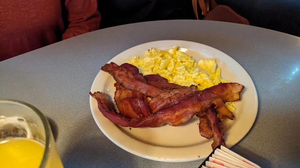 Two Eggs & Four Strips of Bacon